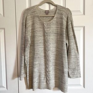 Chicos Loose Fitting Sweater